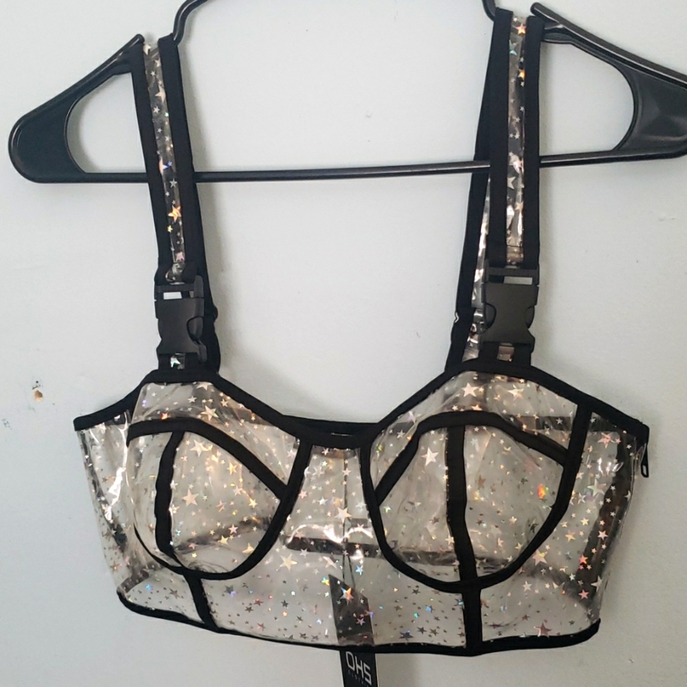 OHS Clothing Plastic Crop Top
